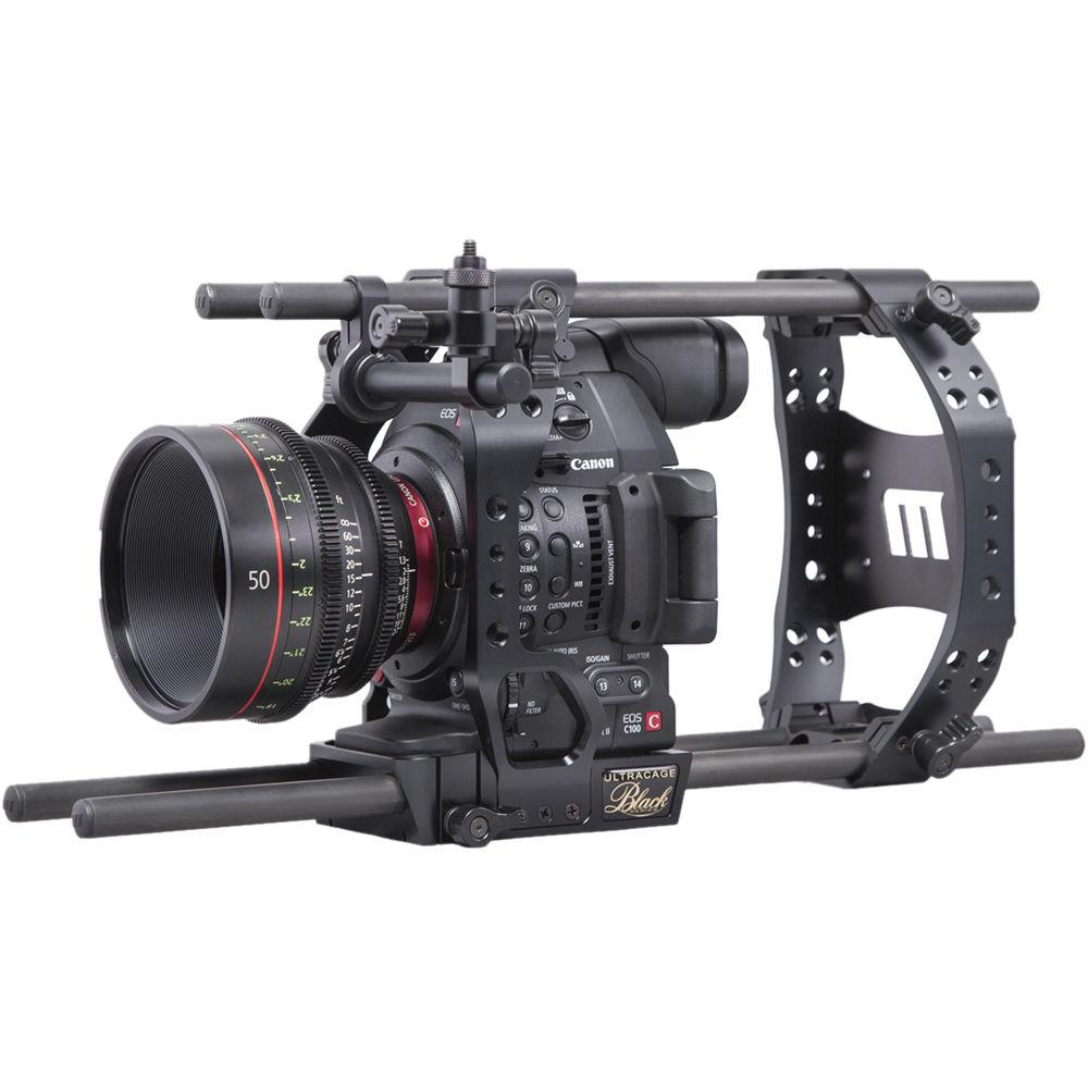 Redrock Micro ultraCage Black Studio Rig for Canon Cinema EOS C100 C300 MKII Cameras