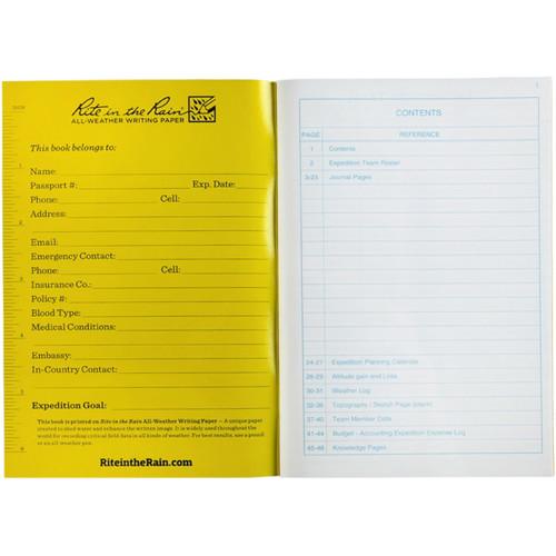Rite in The Rain All-Weather Expedition Journal with Field-Flex Cover