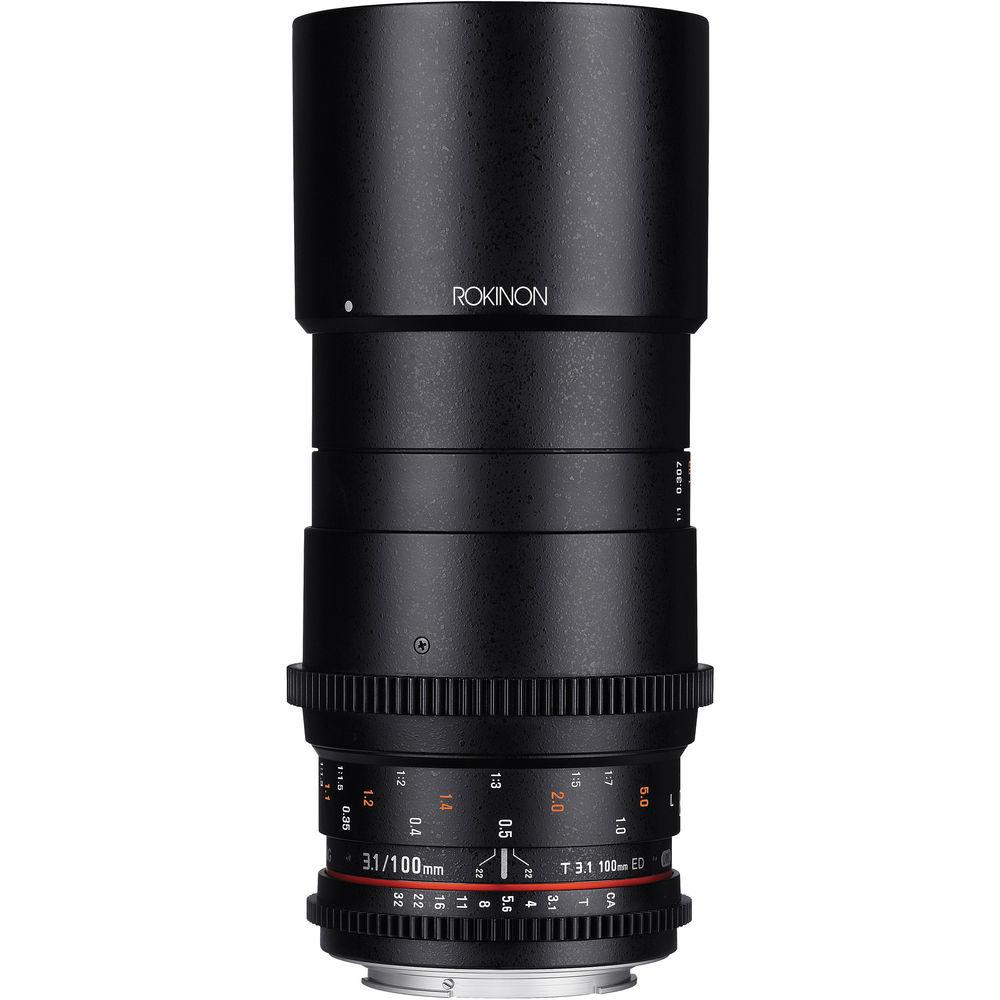 Rokinon 100mm T3.1 Macro Cine DS Lens for Sony Alpha Mount