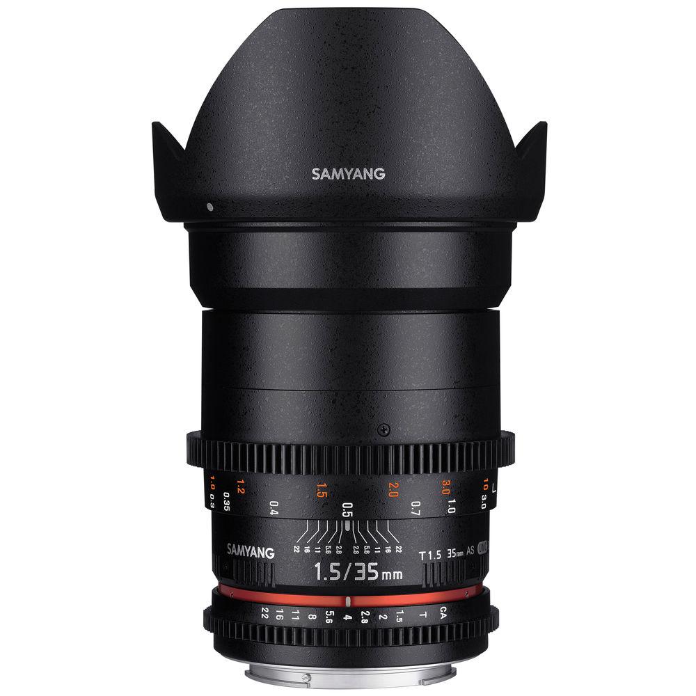 Samyang 35mm T1.5 VDSLRII Cine Lens for Micro Four Thirds Mount