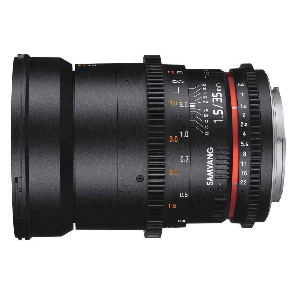 Samyang 35mm T1.5 VDSLRII Cine Lens for Micro Four Thirds Mount