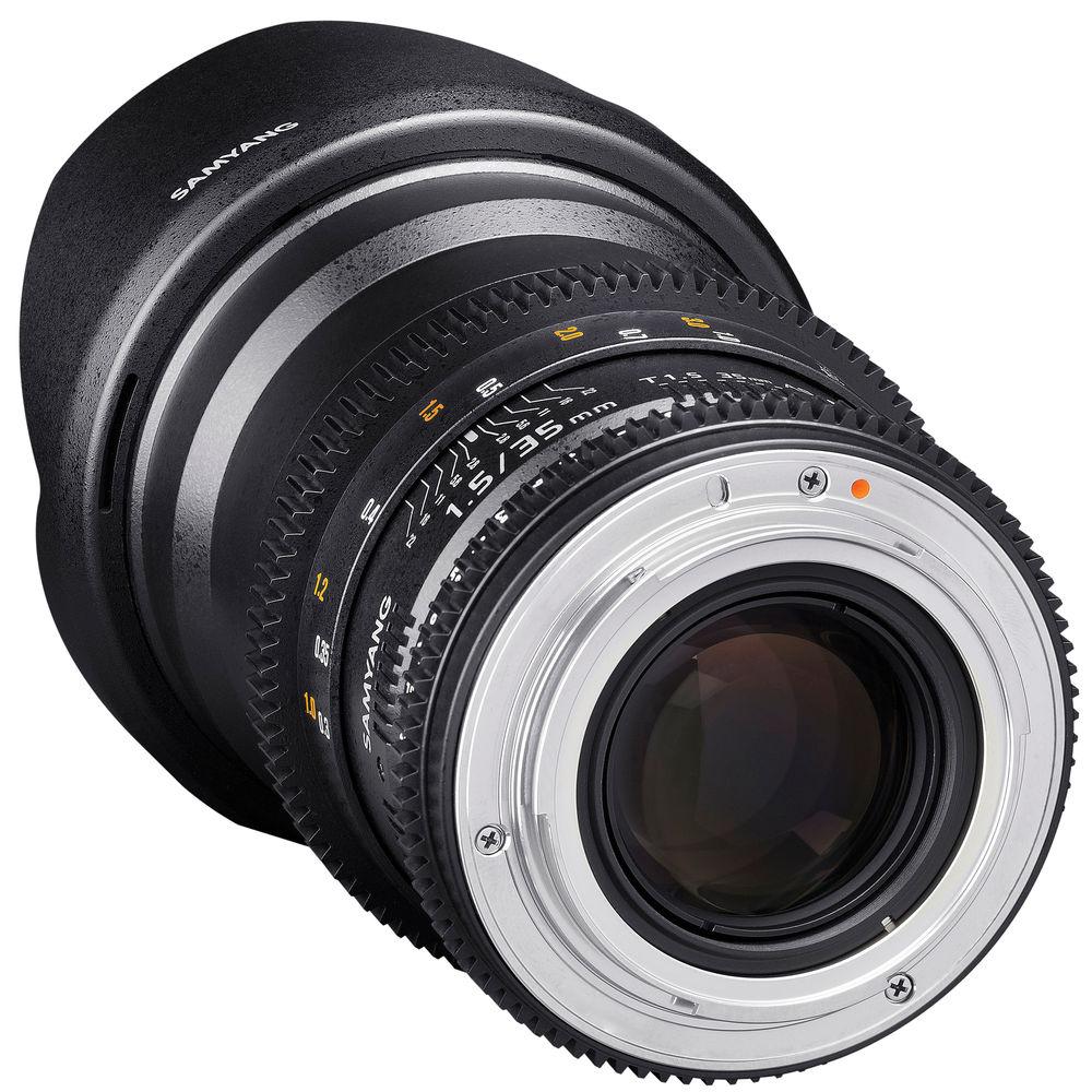 Samyang 35mm T1.5 VDSLRII Cine Lens for Micro Four Thirds Mount