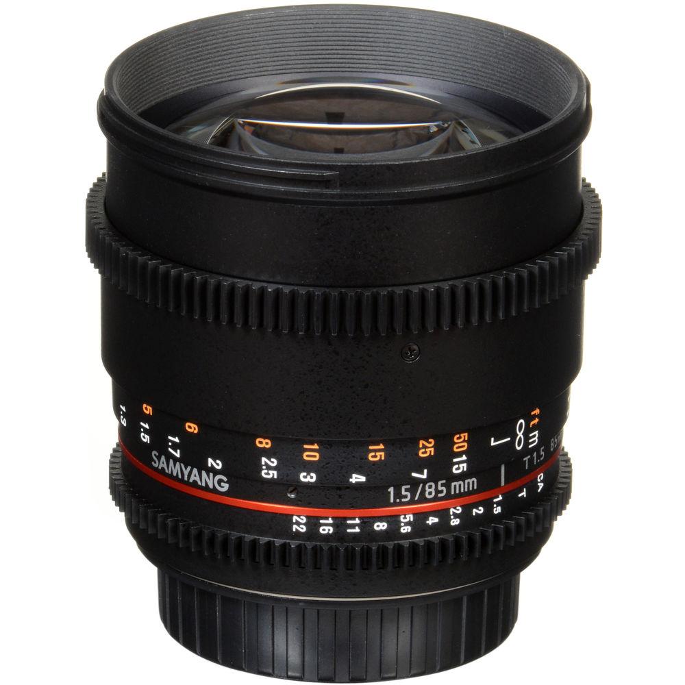 Samyang 85mm T1.5 VDSLRII Cine Lens for Canon EF Mount