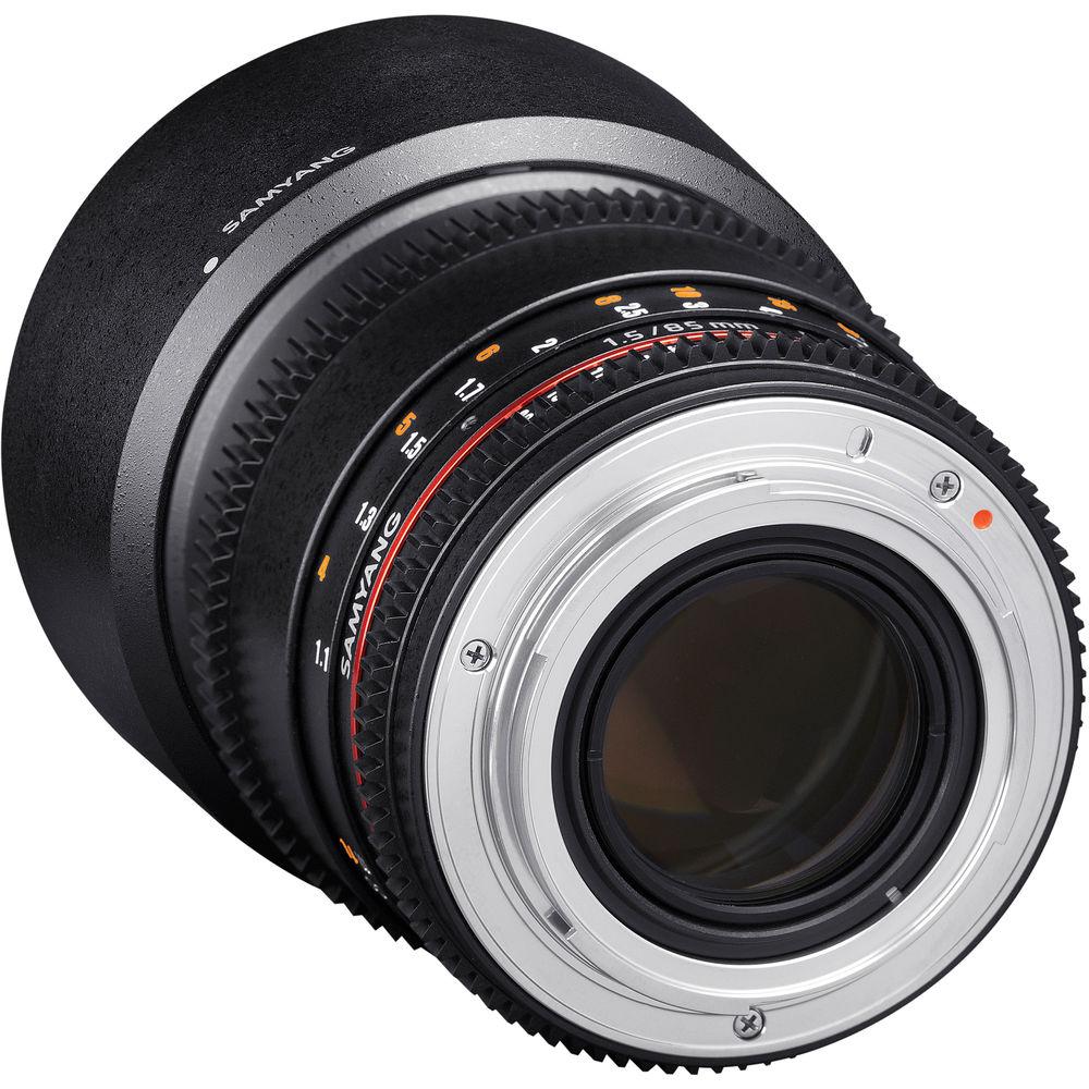 Samyang 85mm T1.5 VDSLRII Cine Lens for Nikon F Mount