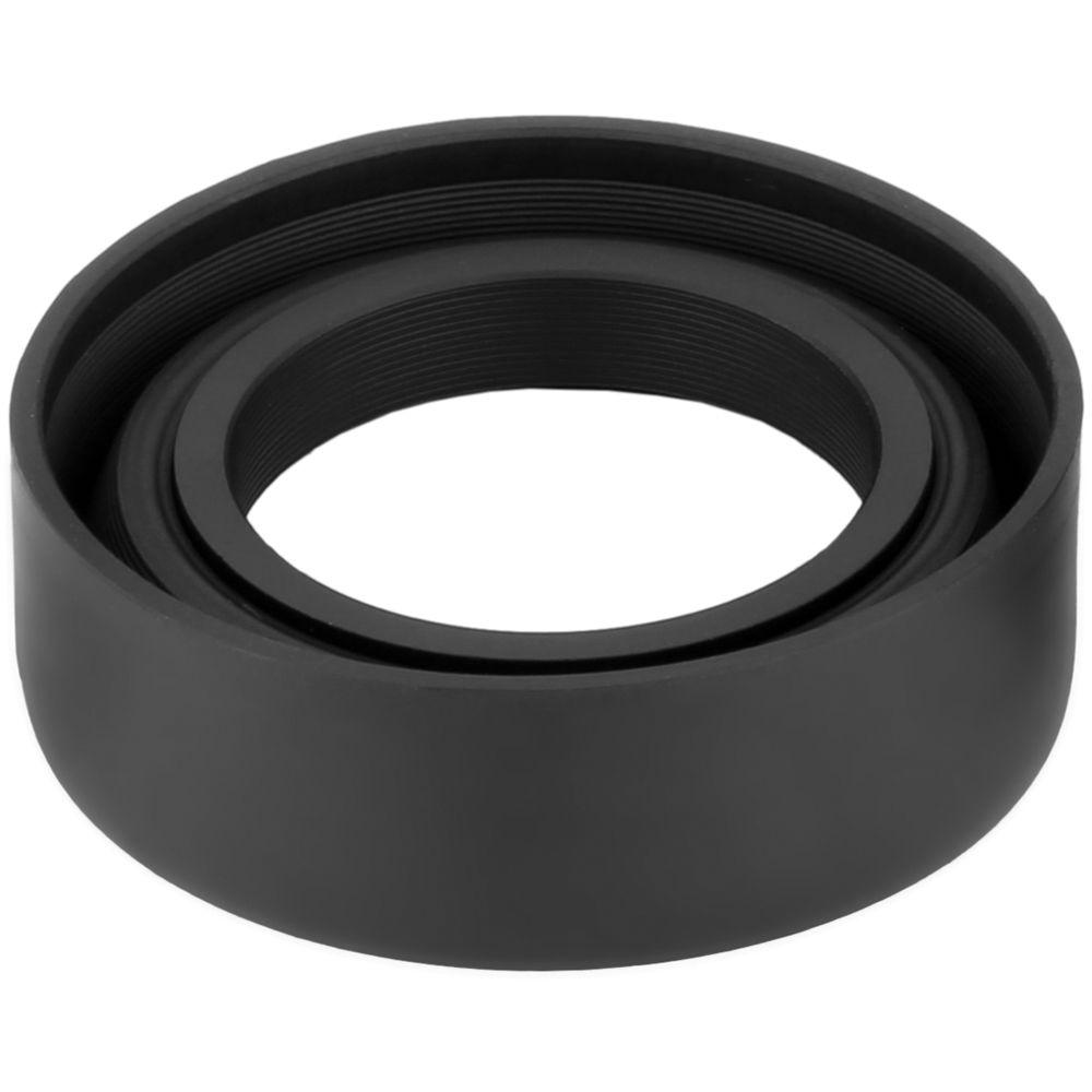 Sensei 52mm 3-in-1 Collapsible Rubber Lens Hood for 28mm to 300mm Lenses