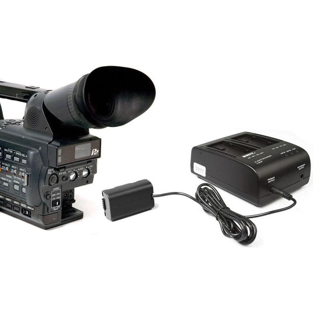 SWIT S-3602D Dual Charger Adapter for Panasonic VW-VBD58 CGA D54S & D28S Batteries