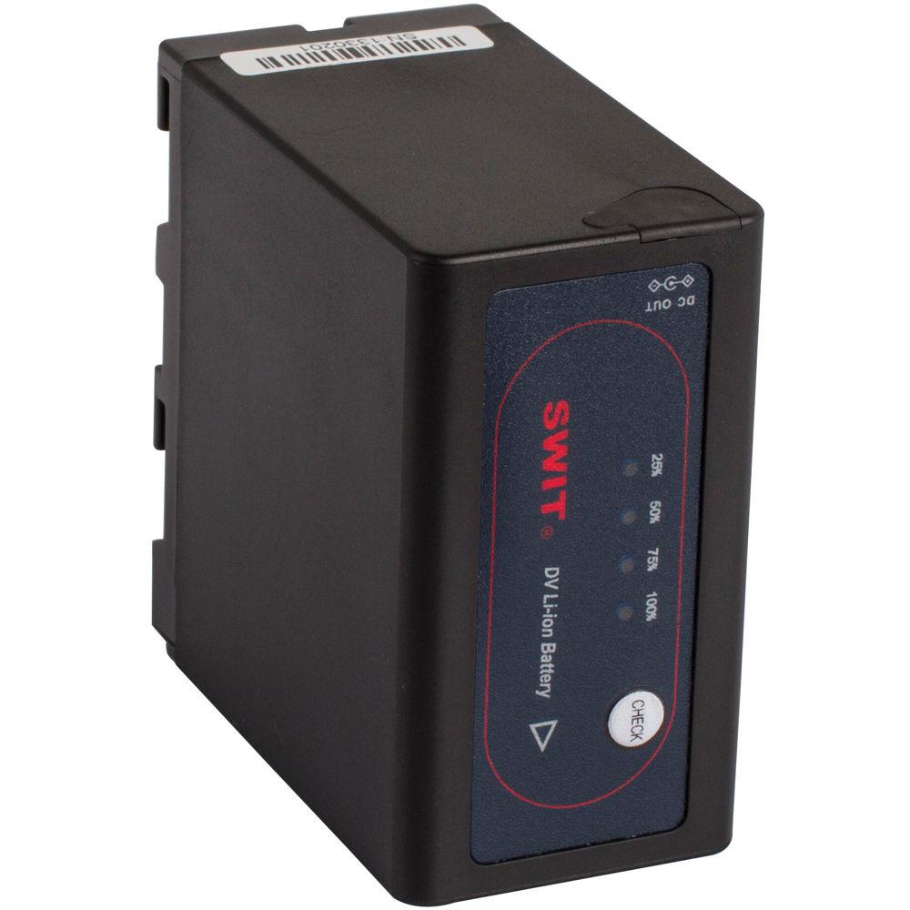 SWIT S-8972 7.2V, 47Wh Replacement Lithium-Ion DV Battery with DC Output for Sony L-Series Batteries