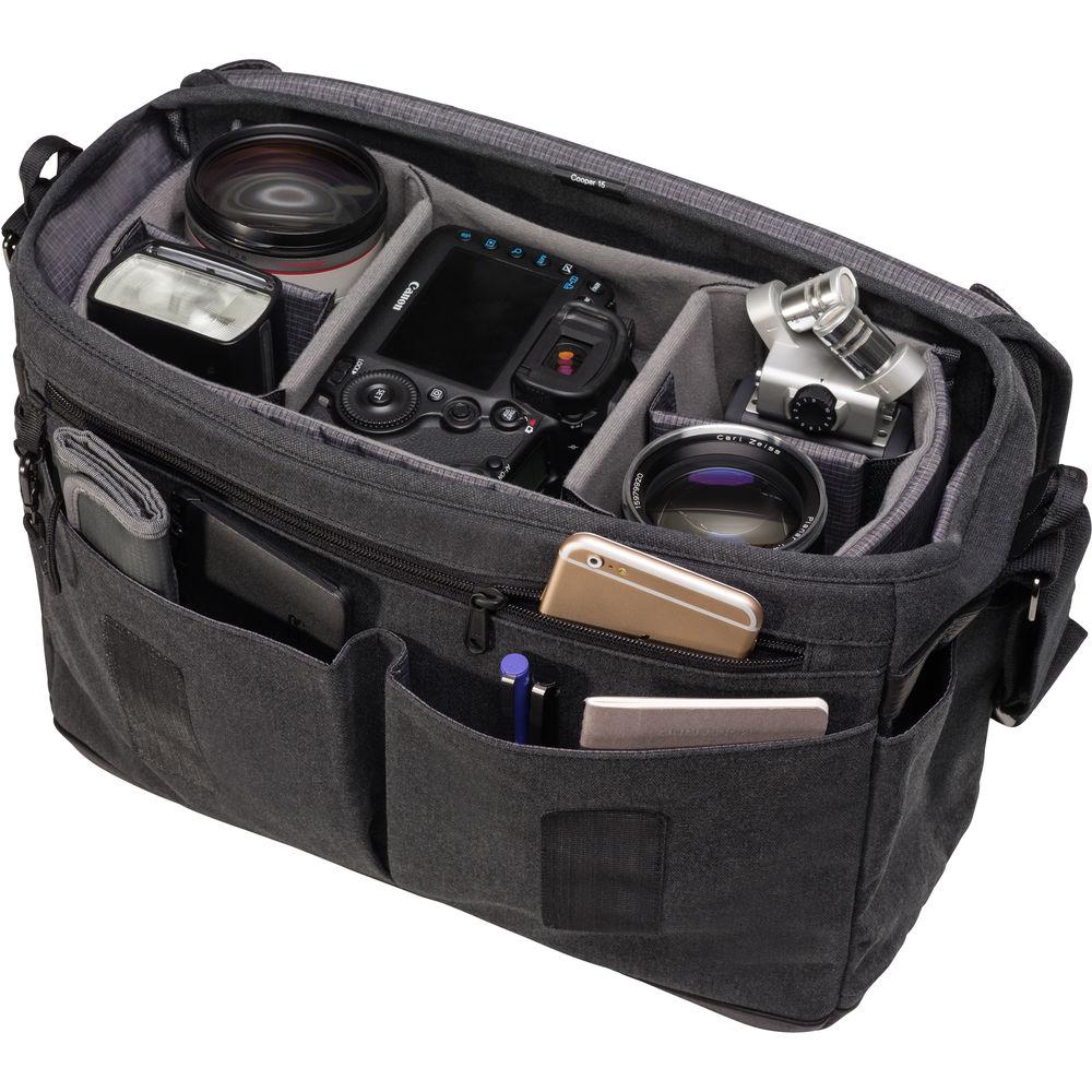 Tenba Cooper 15 Messenger Bag with Leather Accents