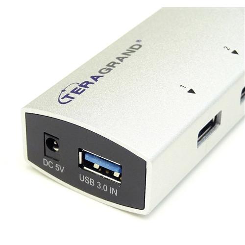 Tera Grand 4-Port USB 3.0 Hub with Power Adapter
