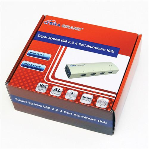 Tera Grand 4-Port USB 3.0 Hub with Power Adapter