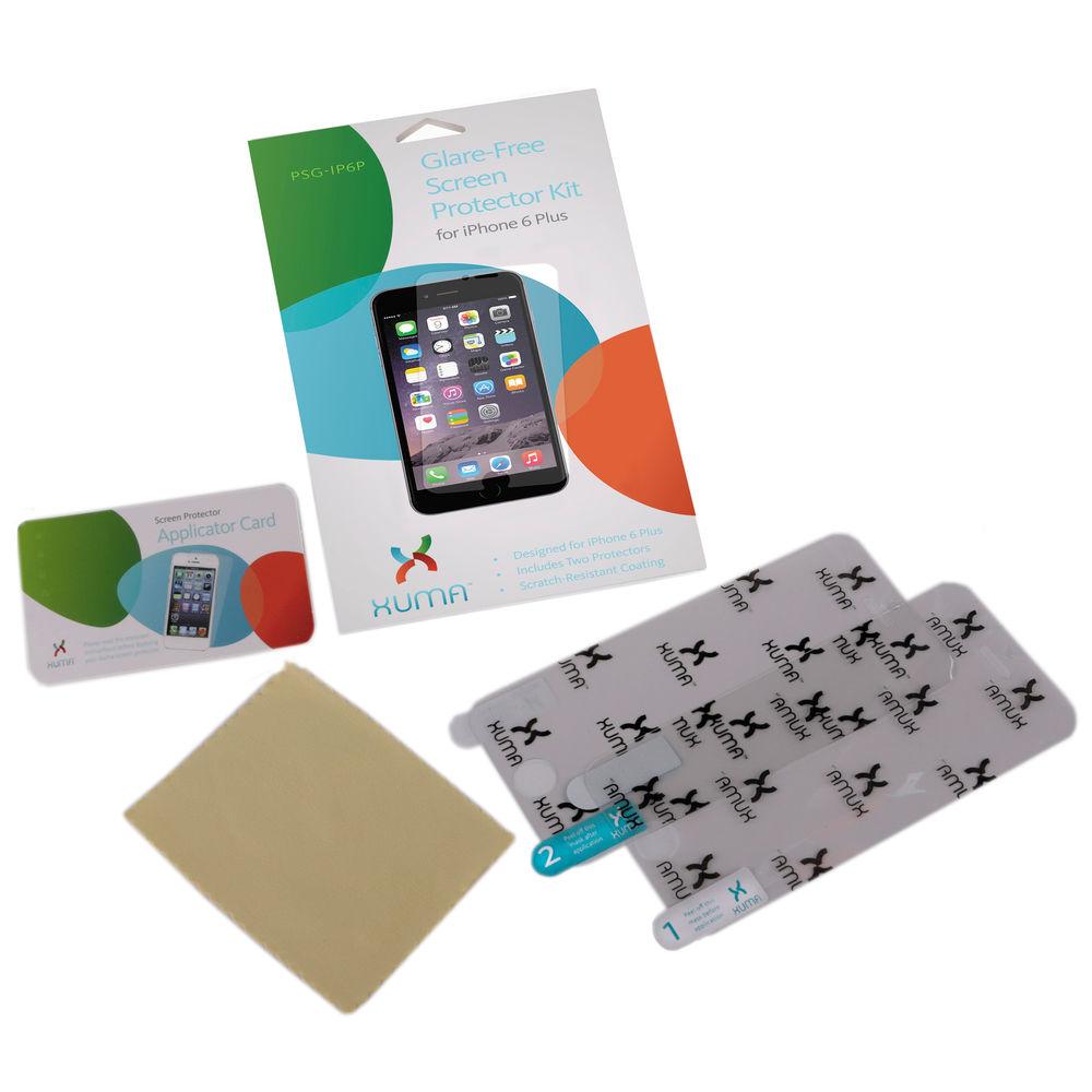 Xuma Anti-Glare Screen Protector Kit for iPhone 6 Plus 6s Plus