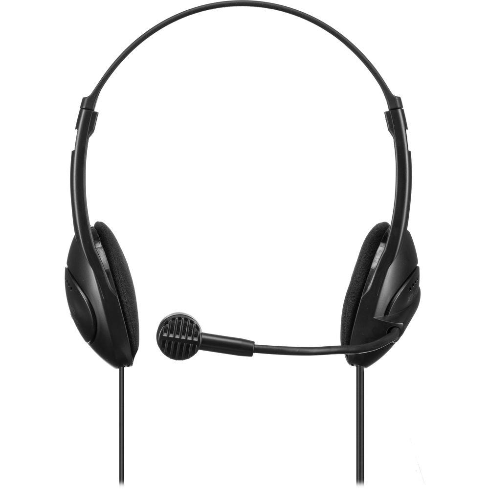 Audio-Technica ATH-COM2 - Stereo Headset with Dynamic Boom Microphone