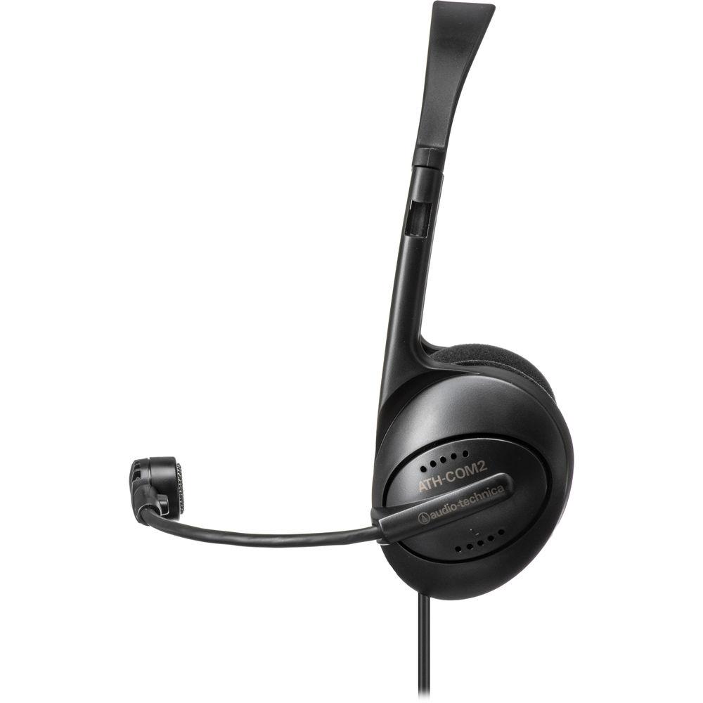 Audio-Technica ATH-COM2 - Stereo Headset with Dynamic Boom Microphone