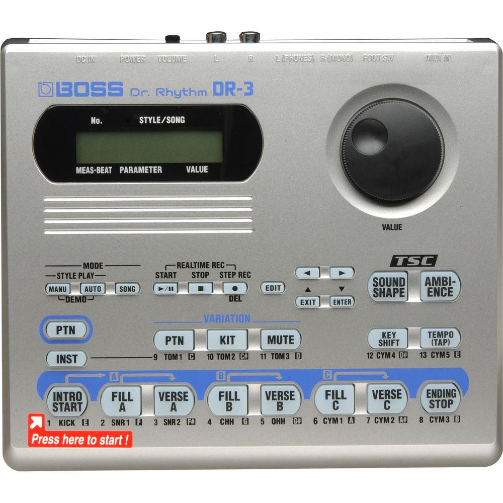BOSS DR-3 Dr. Rhythm Drum Machine
