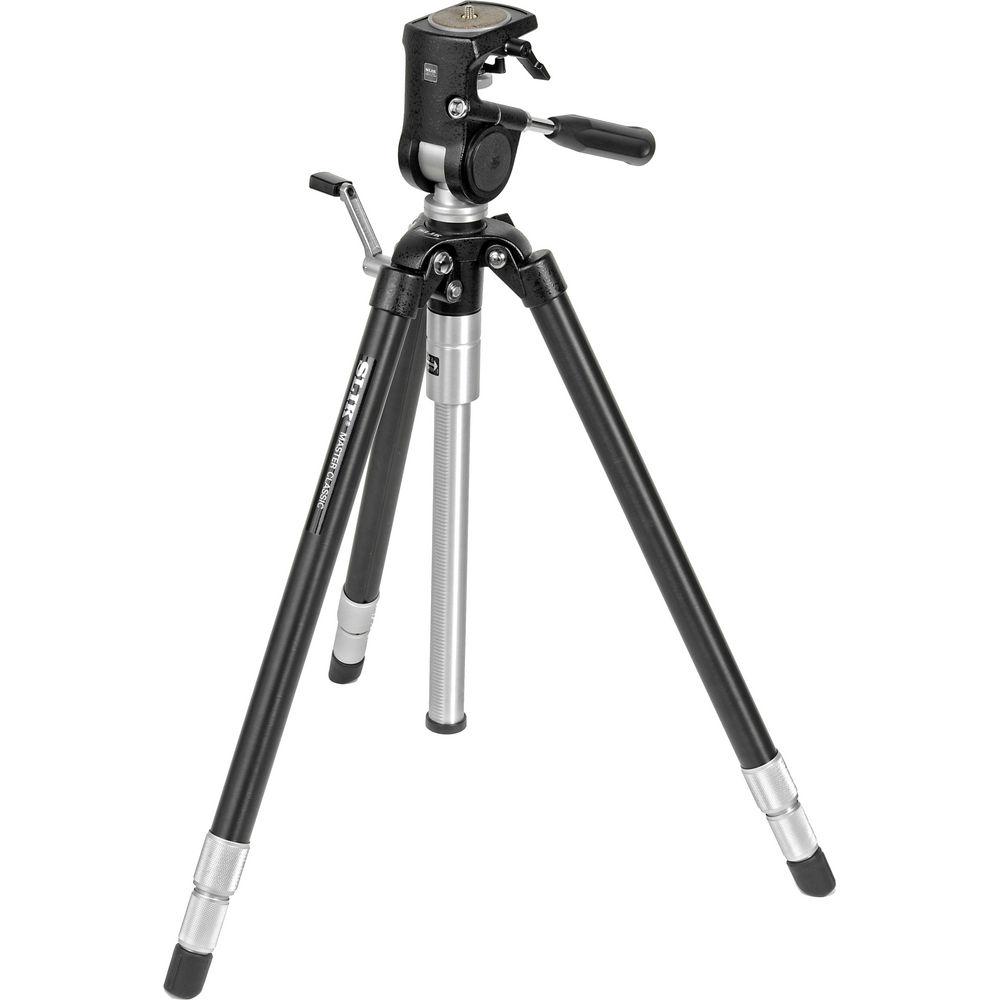Slik Master Classic Tripod with Master Classic 2-Way, Pan-and-Tilt Head