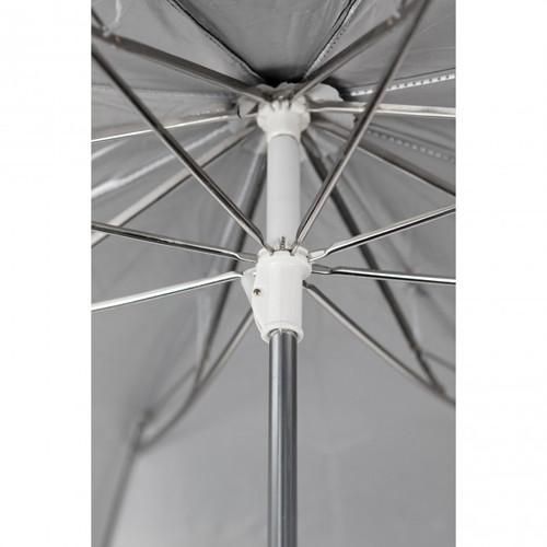 Westcott Umbrella - Soft Silver, Collapsible Compact - 43"