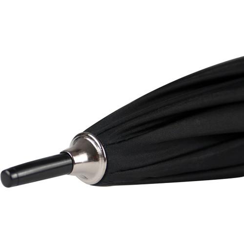 Westcott White Satin Umbrella with Removable Black Cover