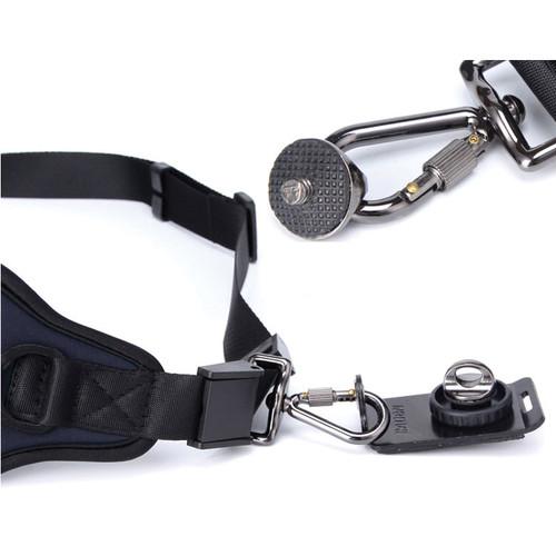 Indigo Marble Padded Neoprene Anti-Slip Sling Camera Strap for Men & Women