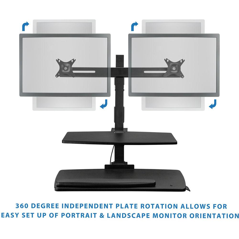 Mount-It! MI-7902 Sit-Stand Desk Mount for Dual Monitors