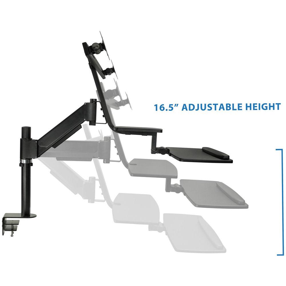 Mount-It! MI-7902 Sit-Stand Desk Mount for Dual Monitors