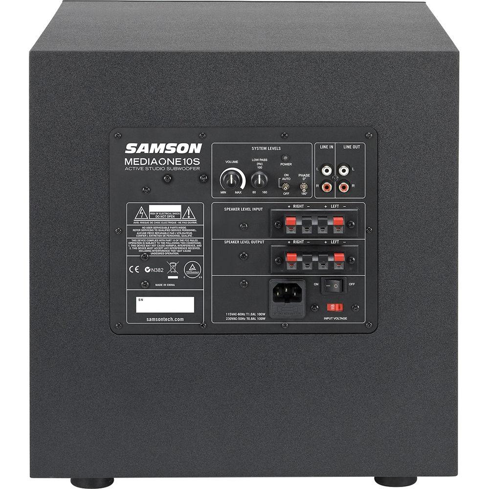 Samson MEDIAONE 10S Active Studio Subwoofer