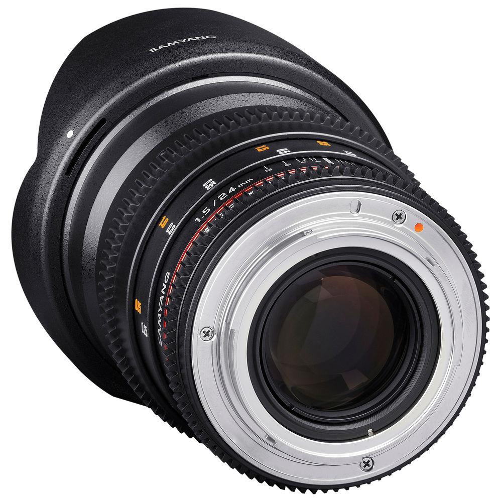 Samyang 24mm T1.5 VDSLRII Cine Lens for Canon EF Mount