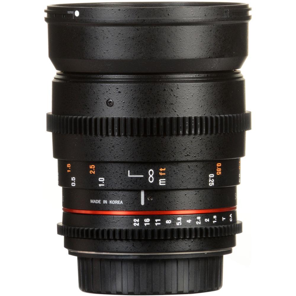 Samyang 24mm T1.5 VDSLRII Cine Lens for Canon EF Mount