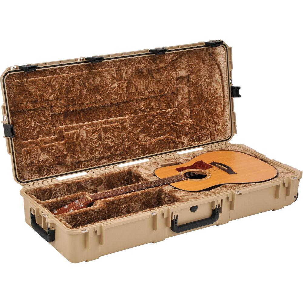 SKB iSeries Waterproof Acoustic Guitar Case with Wheels
