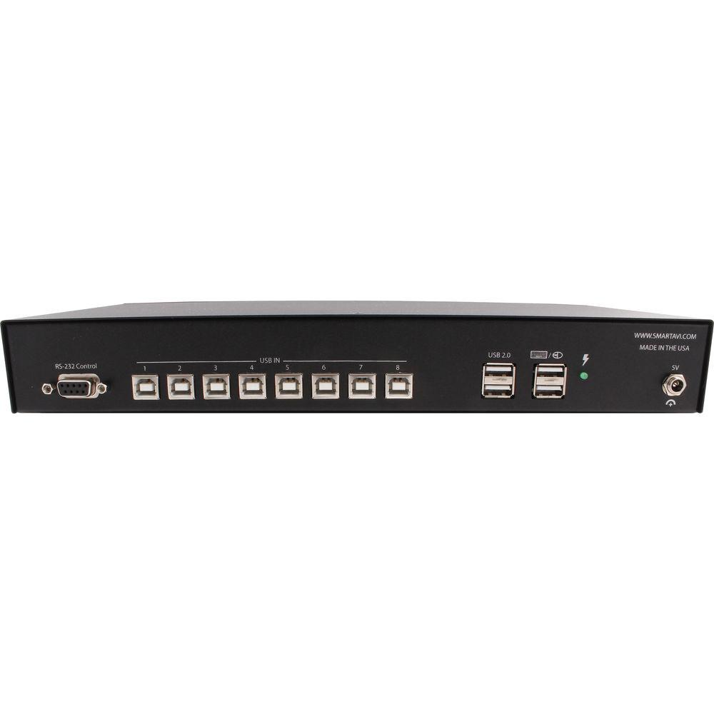 Smart-AVI SKM-08S 8-port KM Switch with USB 2.0 Sharing