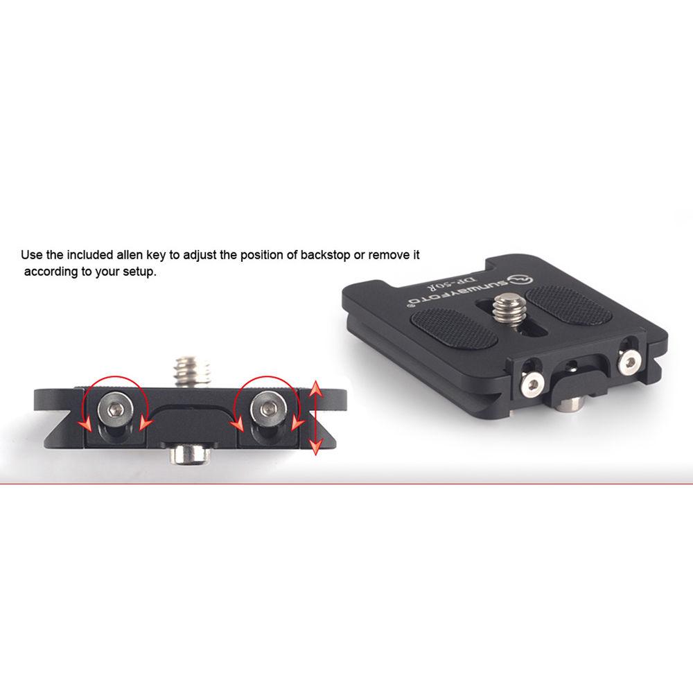 Sunwayfoto DP‑50R Universal Quick Release Plate