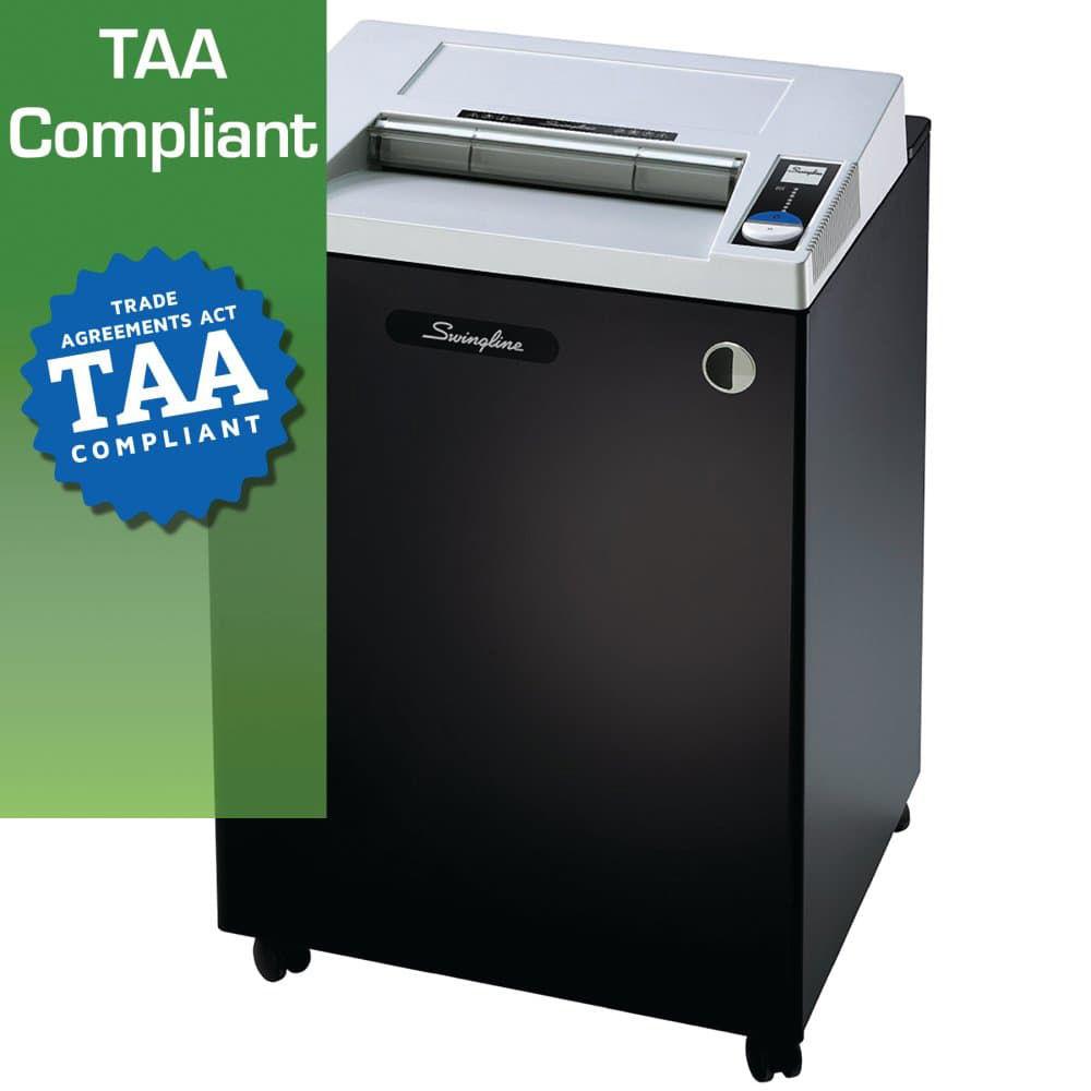 Swingline TAA Compliant CX22-44 Cross-Cut Commercial Shredder with Jam Stopper