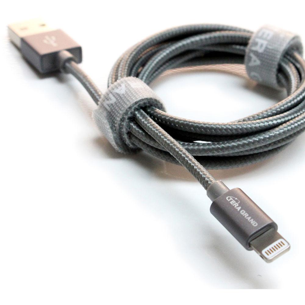 Tera Grand Apple MFi Lightning to USB Sync and Charge Braided Cable