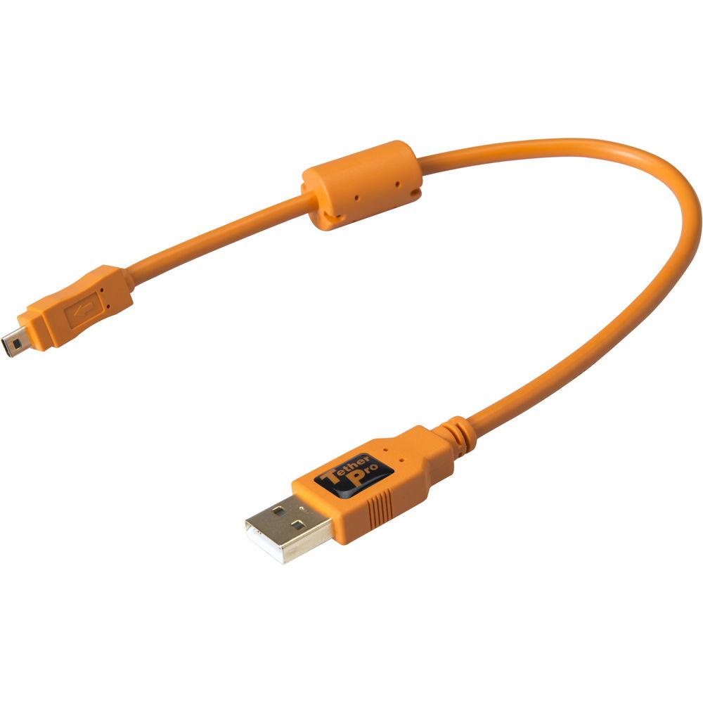 Tether Tools TetherPro USB 2.0 Type-A Male to Mini-B Male Cable