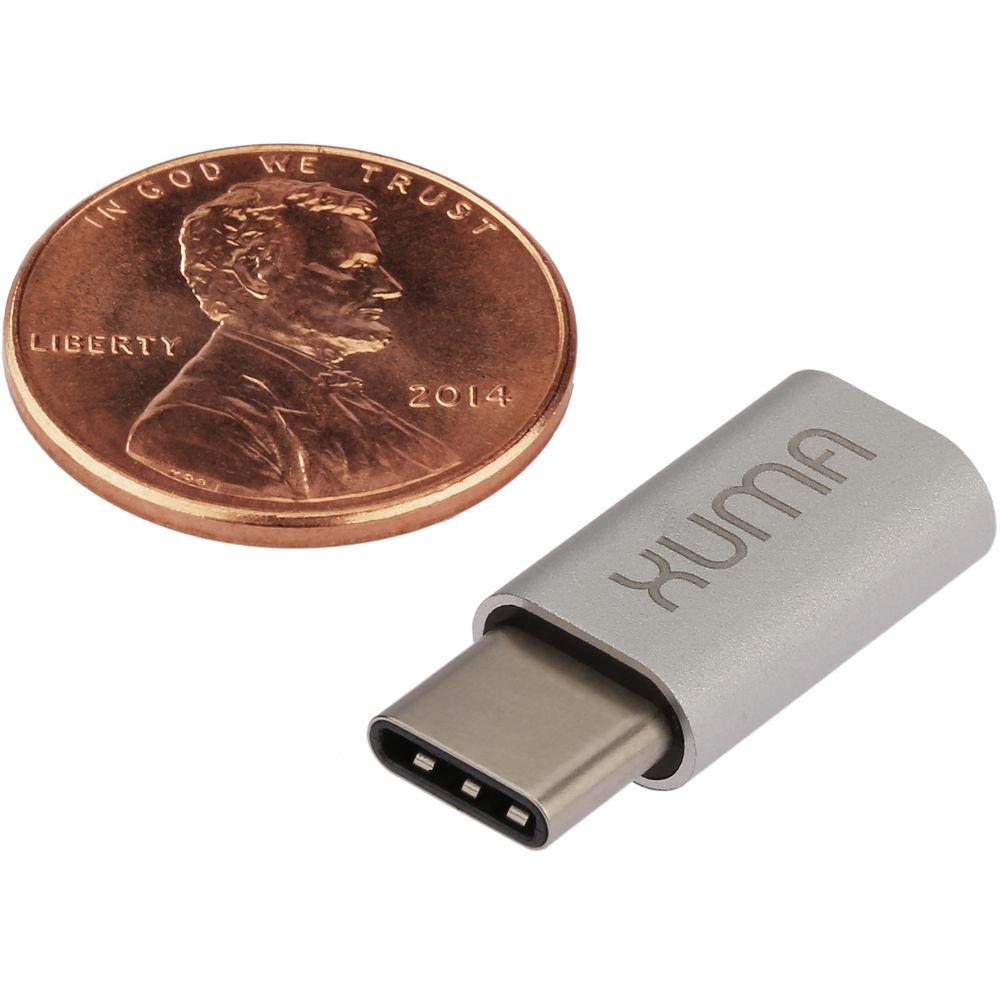 Xuma USB Type-C Male to Micro-USB Female Adapter