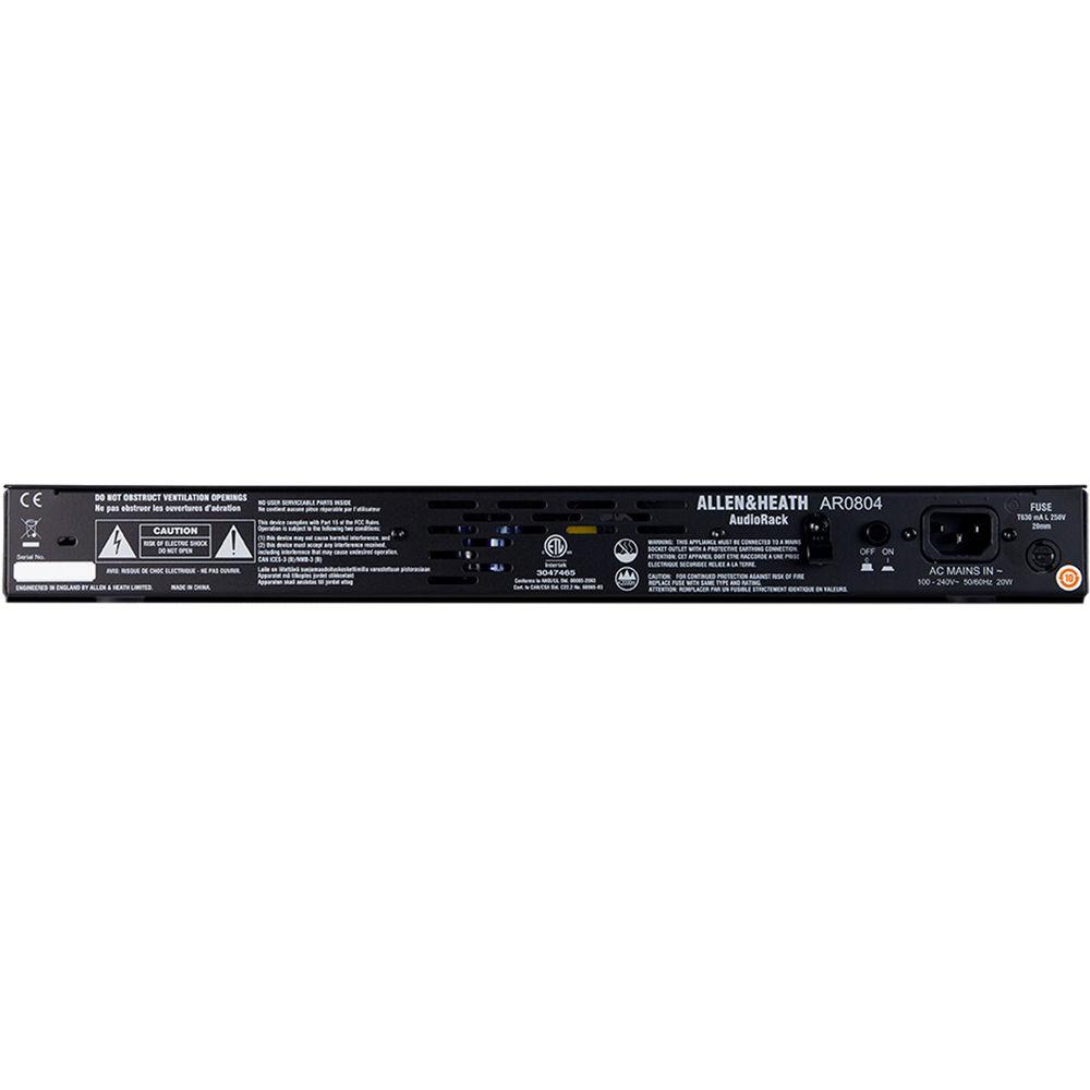 Allen & Heath AR84 - 8x4 Expansion Rack for GLD & Qu Mixers