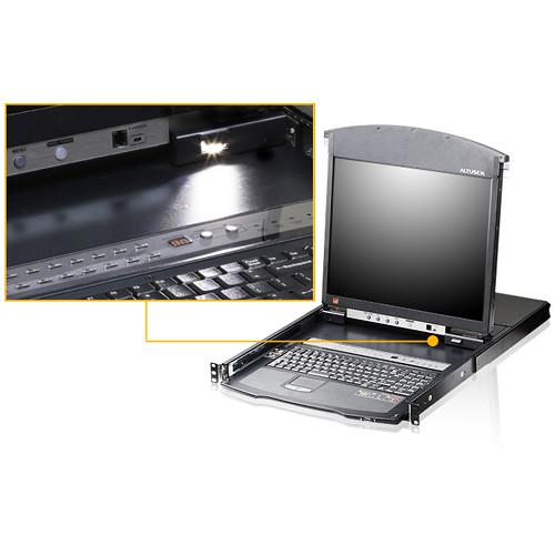 ATEN KL1508AiM 8-Port 17" Dual Rail CAT5 LCD KVM over IP Switch