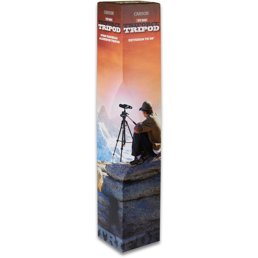 Carson TriForce TF-200 Tripod with Pan Head