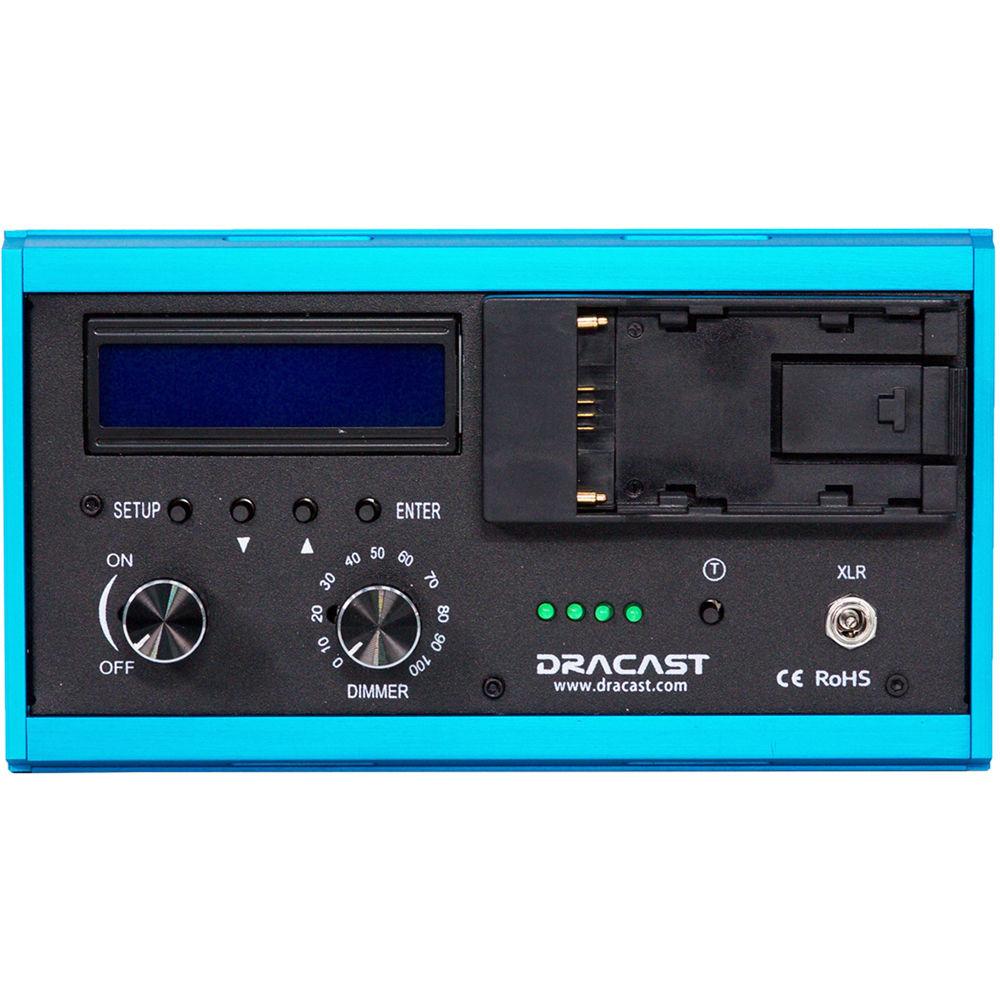 Dracast DRPL-LED200-DC On-Camera LED with Battery Combo Pack