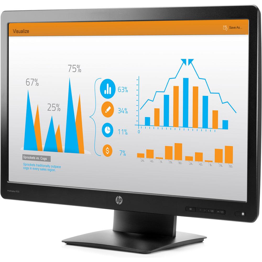 HP P232 23" Widescreen LED Backlit ProDisplay Monitor