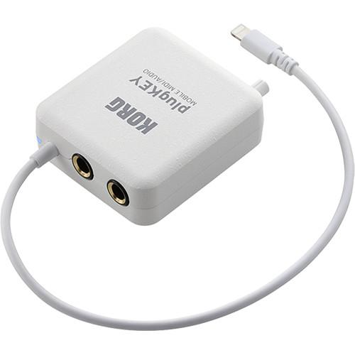 Korg plugKEY Mobile MIDI Audio Interface for iOS Lightning Devices
