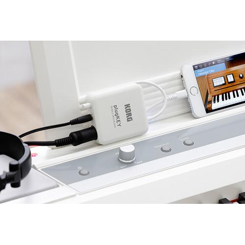 Korg plugKEY Mobile MIDI Audio Interface for iOS Lightning Devices