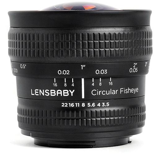 Lensbaby 5.8mm f 3.5 Circular Fisheye Lens for Sony A