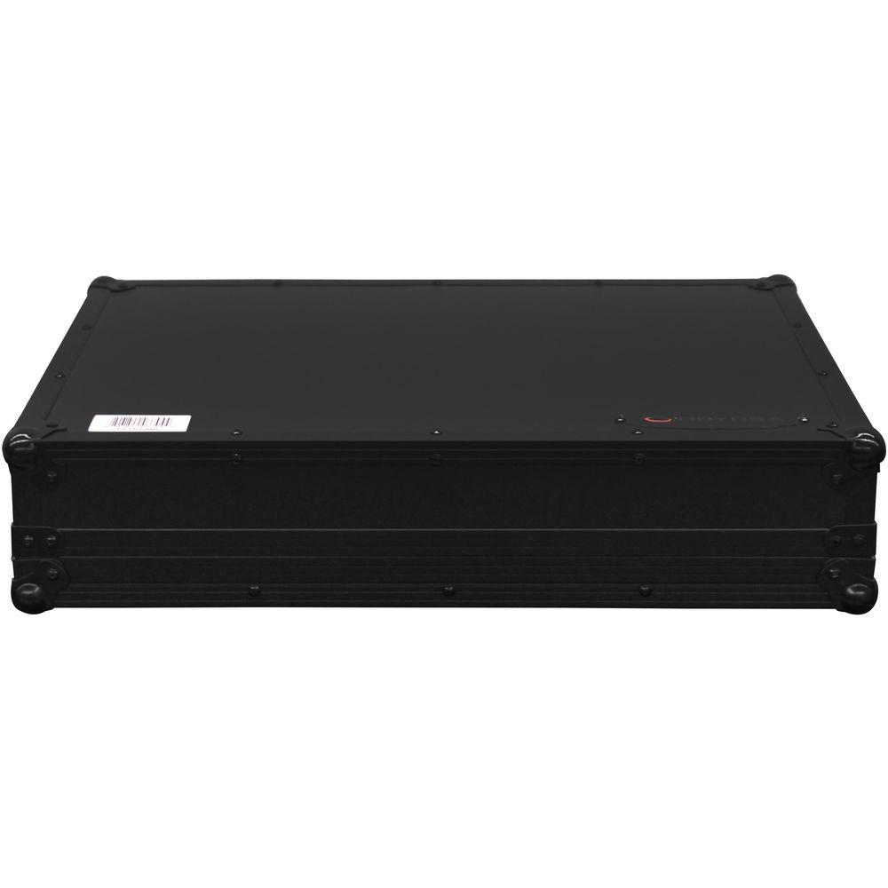 Odyssey Innovative Designs Black Label Low Profile Case with Shallow Bottom Reverse Lid for Traktor Kontrol S8 DJ Controller