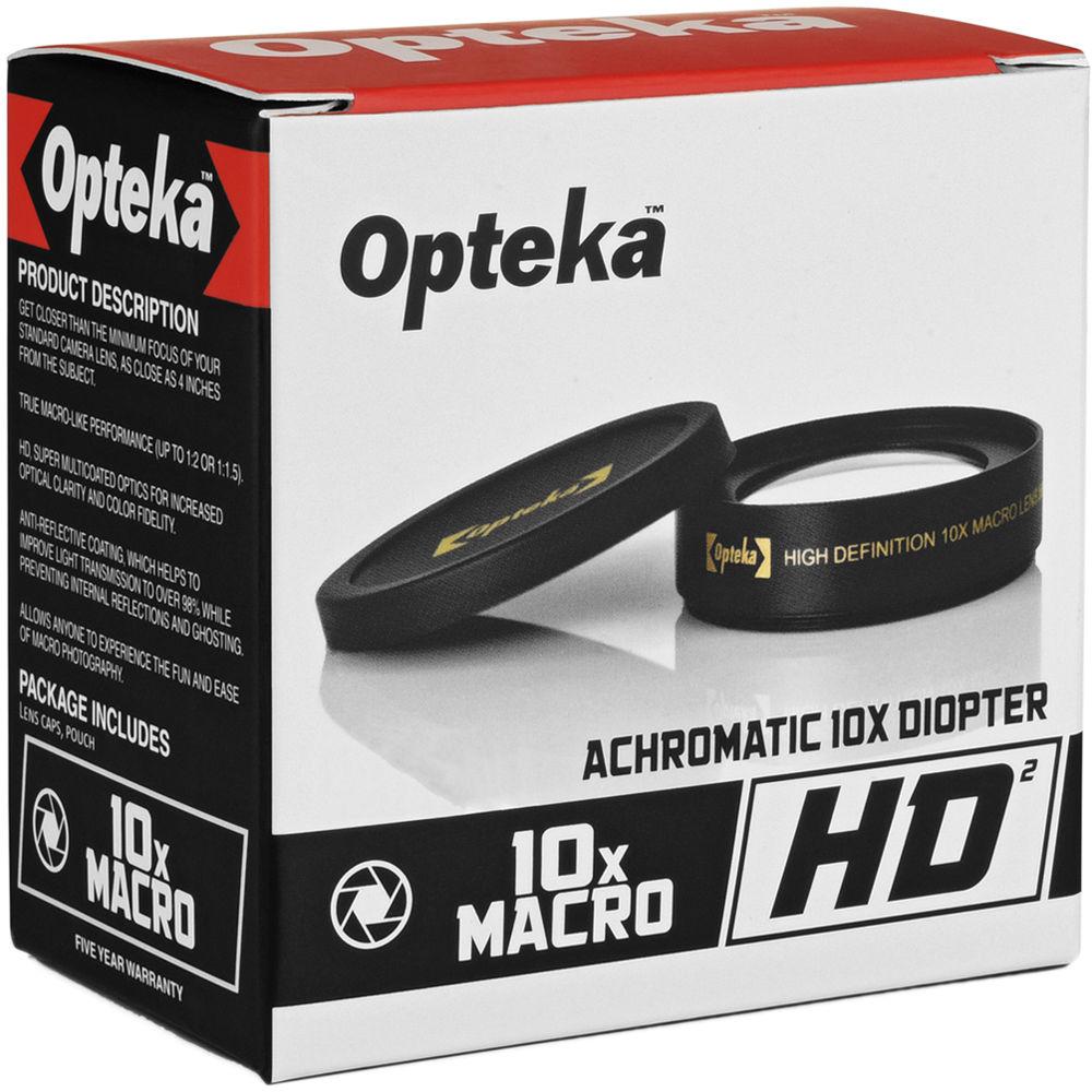 Opteka 52mm 10x High Definition II Professional Macro Conversion Lens
