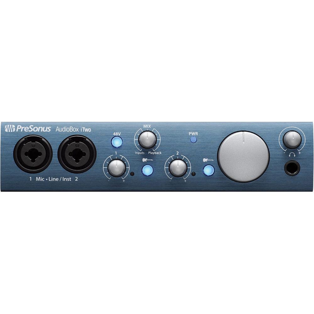 PreSonus AudioBox iTwo Studio - Complete Mobile Hardware Software Recording Kit