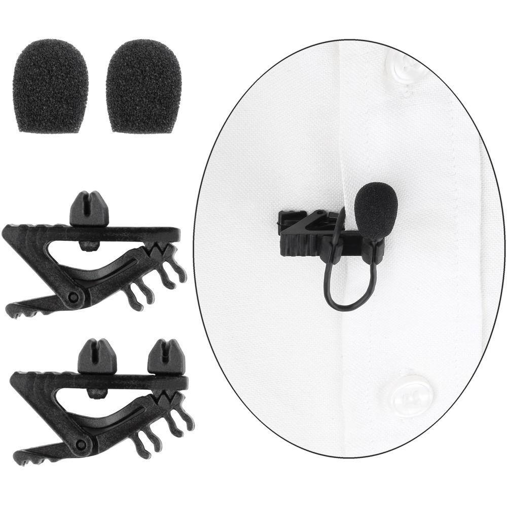 Senal CL6 Miniature 4mm Omni Lavalier Mic with 3.5mm Connector for Sennheiser ew or Senal AWS-2000 Transmitters & 48V Power Supply