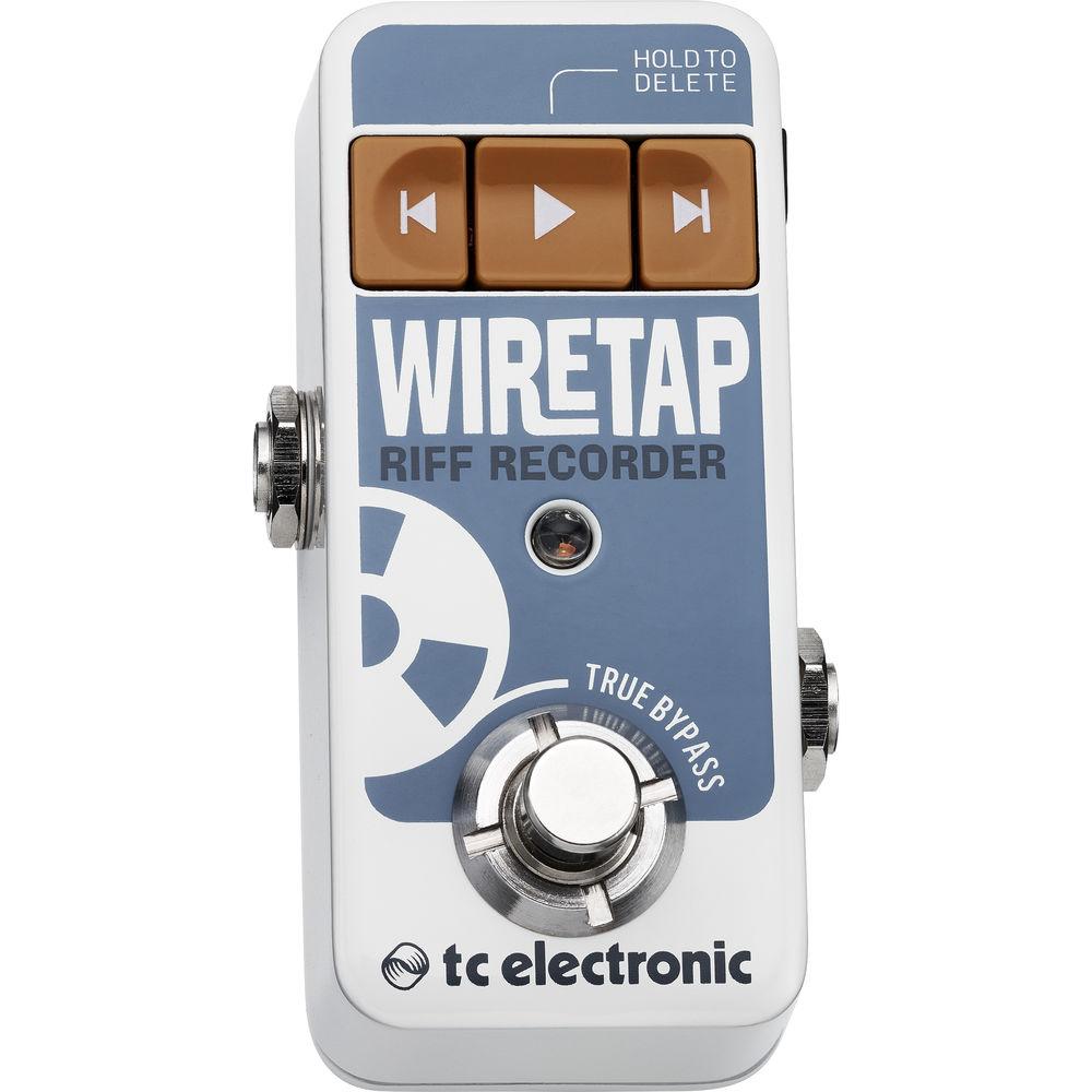 TC Electronic WireTap Riff Recorder Pedal with Bluetooth Connectivity and App
