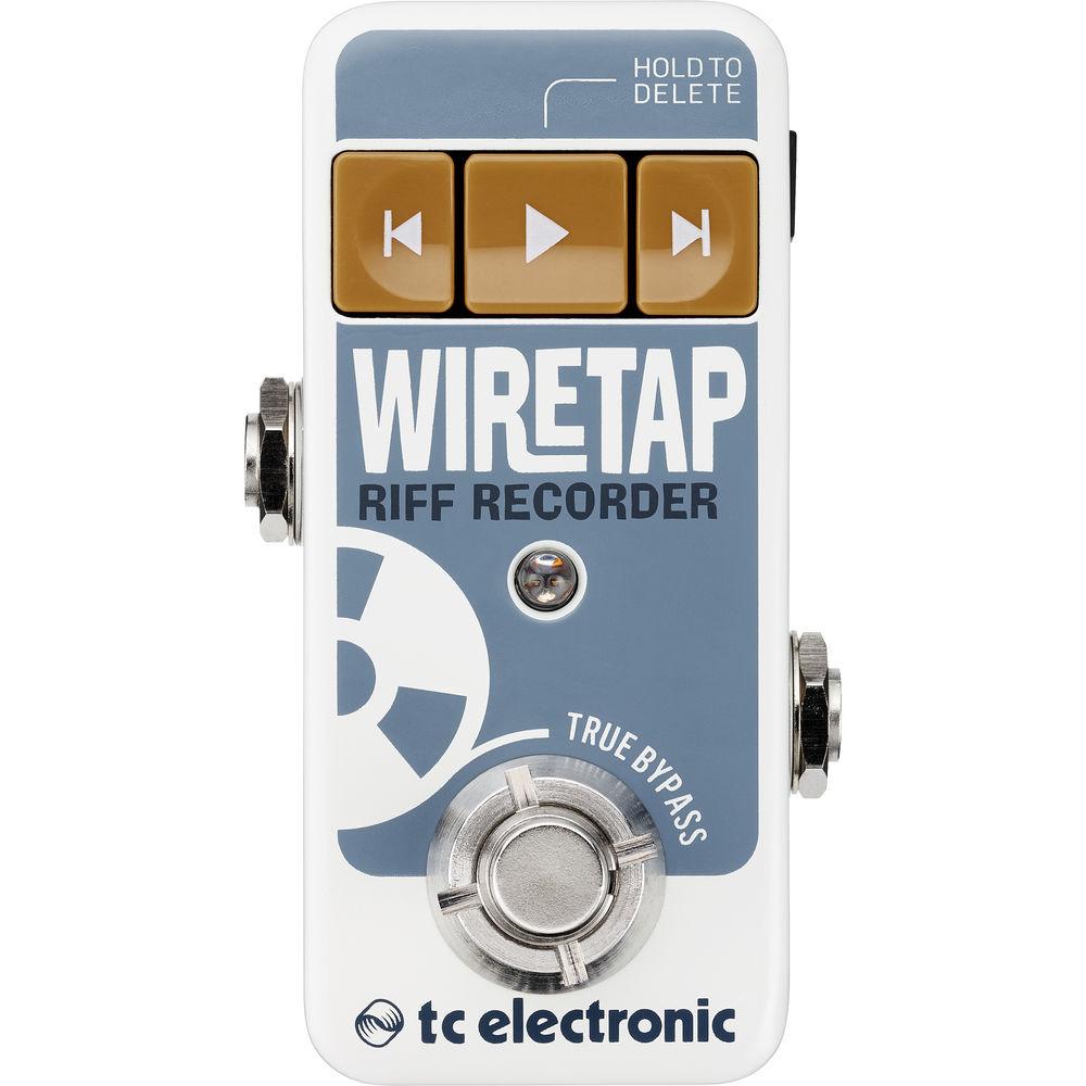 TC Electronic WireTap Riff Recorder Pedal with Bluetooth Connectivity and App