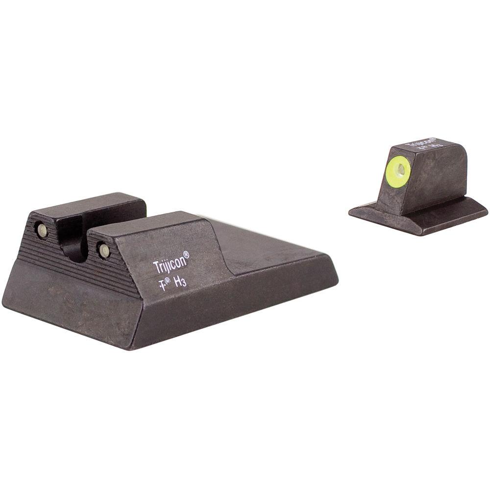 Trijicon RA114Y HD Night Sight Set with Yellow Front Outline