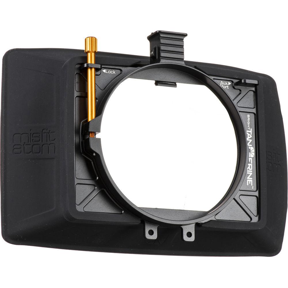 Bright Tangerine Misfit Atom 4 x 5.65" 4 x 4" Ultra Lightweight 2-Stage Clip-On Matte Box